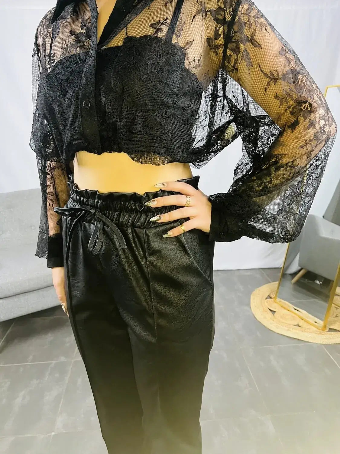 Chemisier NAOMI en dentelle