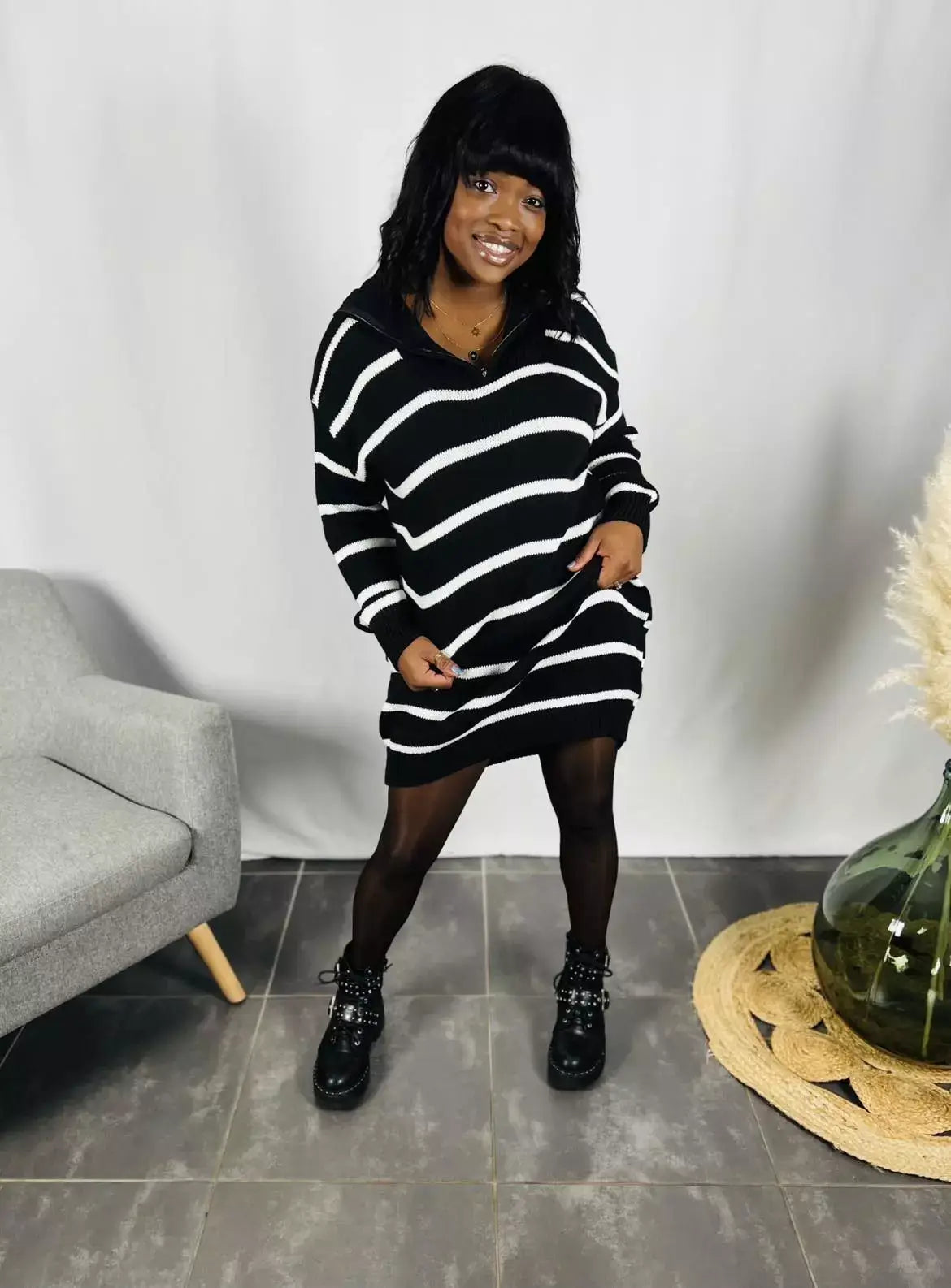 Robe Laura à rayure